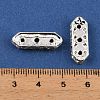 Brass Crystal Rhinestone Spacer Bars RB-T019-01F-S-3