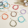 60Pcs 5 Bags Adjustable Waxed Cord Braided Bracelets for Women Men BJEW-GO0001-32-3