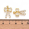 Brass Micro Pave Cubic Zirconia Pendants KK-N257-26A-G-3