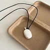 Alloy Wine Pot Shaped Pendant Black Waxed Cord Adjustable Long Necklaces for Women WGDA634-02-1