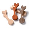 4 Colors Unfinished Wood Blank Spoon DIY-E026-04-2