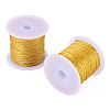 2 Rolls Round PET Metallic Thread MCOR-TADJ0001-01B-01-2