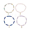 304 Stainless Steel Charm Bracelets BJEW-JB13091-2
