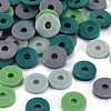 Handmade Polymer Clay Beads Strands CLAY-R089-8mm-T011-2