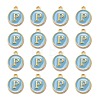 Golden Plated Alloy Enamel Charms ENAM-S118-04P-2