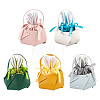 BENECREAT 5 Sets 5 Colors PU Imitation Leather Bags ABAG-BC0001-60-1