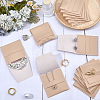 Square PU Leather Jewelry Flip Pouches with Random Color Lining PAAG-CL0001-02B-4