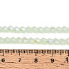 Imitation Jade Electroplate Glass Beads Strands GLAA-F029-J4mm-D07-4