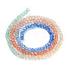 Transparent Painted Glass Beads Strands X1-DGLA-A034-T2mm-A02-5