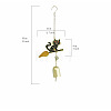 Halloween Cat Alloy & Iron & Eanmel Wind Chime PW-WGEB75E-03-1