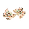 Double Face Printed Alloy Pendants FIND-D038-09G-3