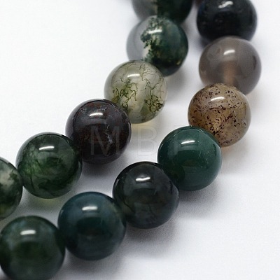 Natural Indian Agate Beads Strands X-G-I199-05-4mm-1