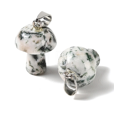 Natural Tree Agate Pendants GG-CBAA0EE-05P-15-1