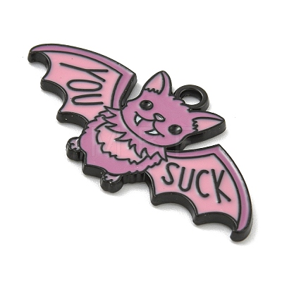 Halloween Theme Alloy Enamel Pendants X1-ENAM-I060-07C-1