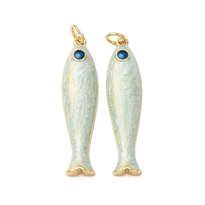 Brass Pendants KK-D019-29C-06G-1
