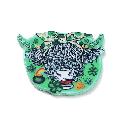 Saint Patrick's Day Theme Acrylic Pendants MACR-C028-01A-1