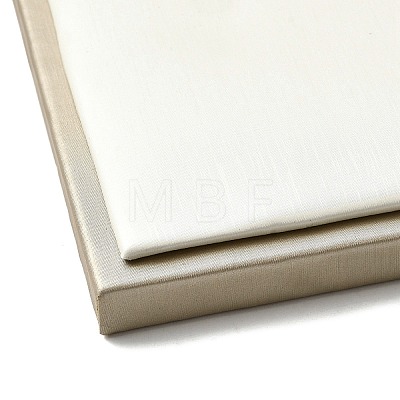 Rectangle Imitation Leather Jewelry Necklace Display Tray ODIS-K005-04-1