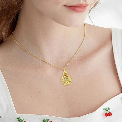 10Pcs 2 Colors Brass Pendants KK-YW0004-34-1
