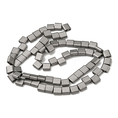 Electroplated Non-magnetic Synthetic Hematite Beads Strands G-C106-A01-02-1