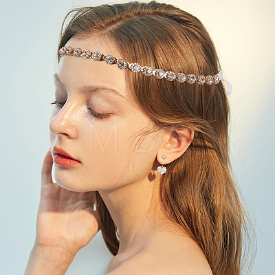 Wedding Bridal Headbands DIY-WH0430-582-1