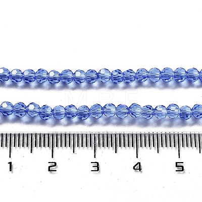 Electroplate Transparent Glass Beads Strands LS-EGLA-A035-T3mm-A14-1