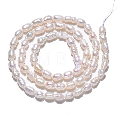 Natural Cultured Freshwater Pearl Beads Strands PEAR-N012-03D-1