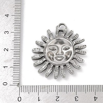 304 Stainless Steel Pendants STAS-D366-01I-P-1