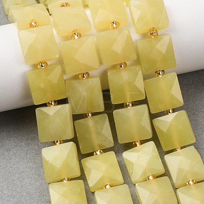 Natural Lemon Jade Beads Strands G-F839-A18-01-1