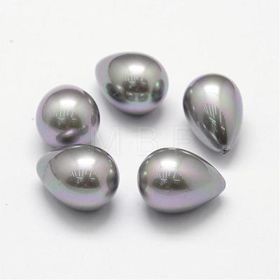 Rainbow Plated Shell Pearl Beads BSHE-L032-03-1