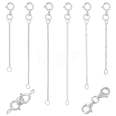 925 Sterling Silver Ends with Chain FIND-GA00001-1