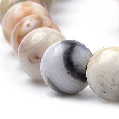 Natural Crazy Agate Beads Strands G-S259-38-10mm-1