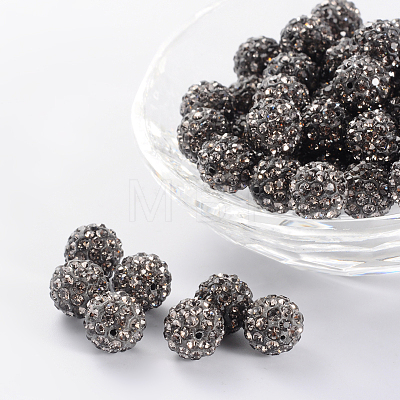 Pave Disco Ball Beads LS-RB-H258-10MM-215-1