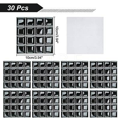 Square PVC 3D Self Adhesive Mosaic Pattern Stickers DIY-WH0260-84C-1