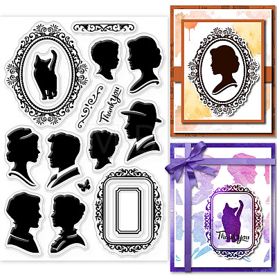 Custom PVC Plastic Clear Stamps DIY-WH0448-0495-1