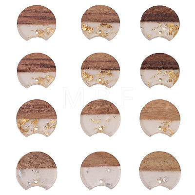 Resin & Wood Pendants RESI-CJ0001-57-1