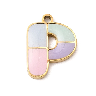 304 Stainless Steel Pendants STAS-K297-09P-G-1