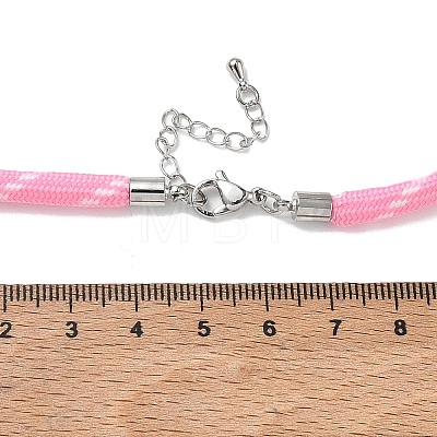 Ployester Core-Wrapped Round Cord Necklace Making KK-CBACFA2-03P-20-1