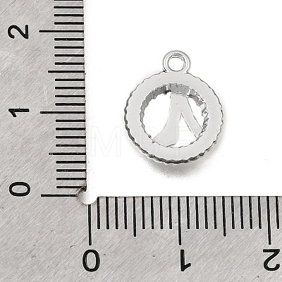 UV Plating Alloy Crystal Rhinestone Charms RB-CBAD37D-28P-1