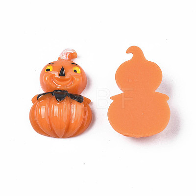Autumn Theme Opaque Resin Cabochons Style CRES-N033-015-1