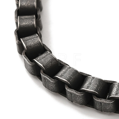 316 Surgical Stainless Steel Box Chain Bracelets BJEW-Q349-07B-1