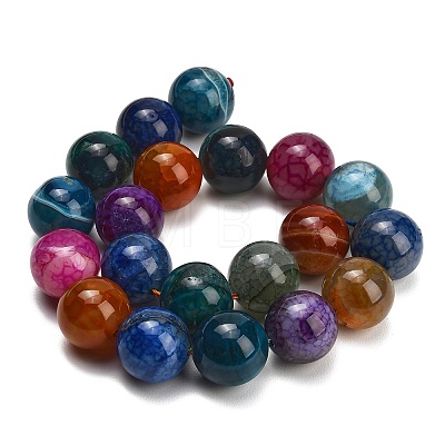 Natural Dragon Veins Agate Beads Strands GG-L001-L01-02-1