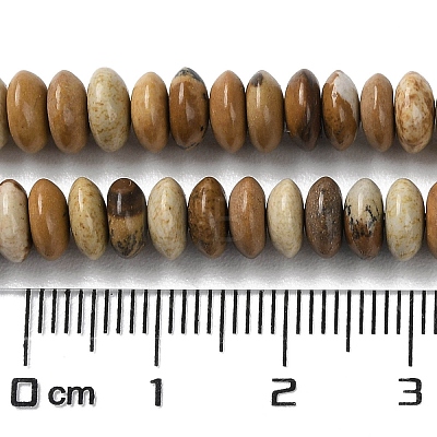 Natural Picture Jasper Beads Strands G-Z030-A18-01-1