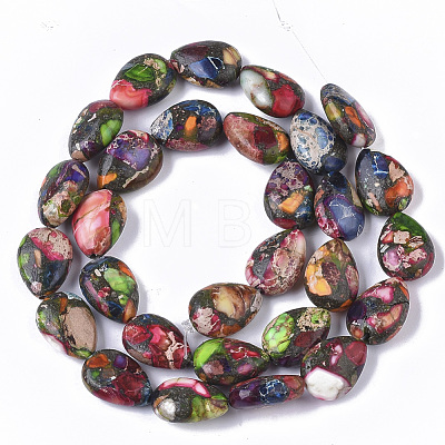 Synthetic Imperial Jasper Beads Strands G-S366-021-1