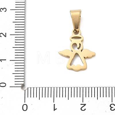 304 Stainless Steel Pendants STAS-B141-05G-1