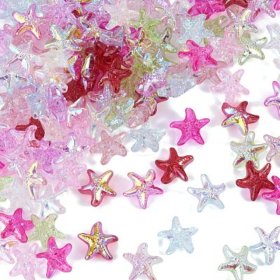 120Pcs 8 Colors Electroplate Glass Beads EGLA-TA0013-81-1