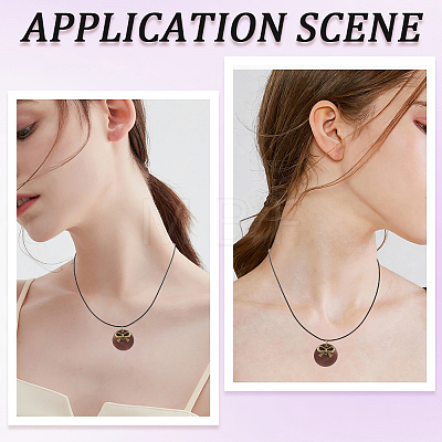 10Pcs 4 Styles Round Leather Cord Necklaces Making MAK-CL0001-06A-1