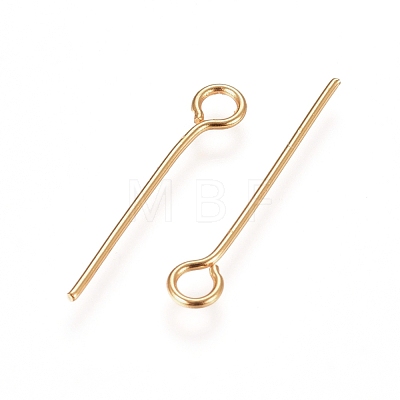 304 Stainless Steel Eye Pins A-STAS-L238-005B-G-1