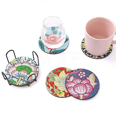 DIY Diamond Painting Coaster Kits PW-WG0FD81-01-1