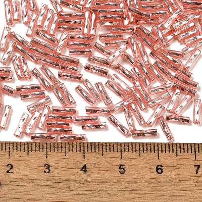 Glass Twist Bugle Beads SEED-C004-06A-1