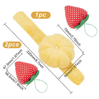 HOBBIESAY 1Pc Cotton & Cloth Needle Pin Cushions DIY-HY0001-81-1